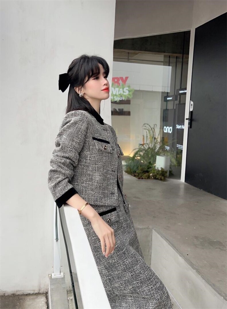 2023春款小香套裙，其它，韩伊雪