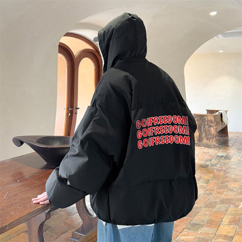 控128加绒面包服男大码羊羔毛棉衣男MY16338-P100,男装棉衣,电商A040