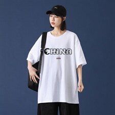 网红t恤ins夏季潮牌短袖衣服简约百搭上衣潮流宽松A161-2-T20-P25，男装T恤，电商A161-2