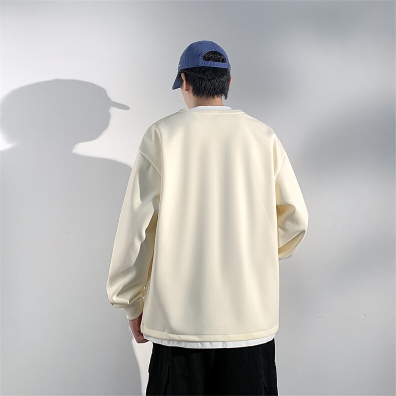 潮流假两件卫衣潮牌宽松休闲上衣A161-WY5503-P40,男装卫衣,电商A161