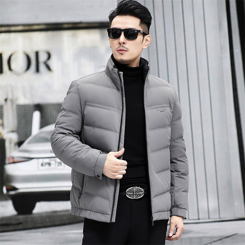 M6801-11钱塘2020-3时尚休闲简约冬季厚款中年男士羽绒服P183,男装羽绒服,钱塘207-3