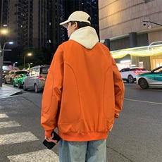 冲锋衣外套男春秋季新款宽松棒球领休闲工装夹克潮流JK0218--P75，男装夹克，星座308B-2