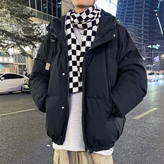 棉服外套男韩版潮流连帽帅日系百搭2024冬季新款ins棉衣MF171-P79，男装棉衣，星座412-3