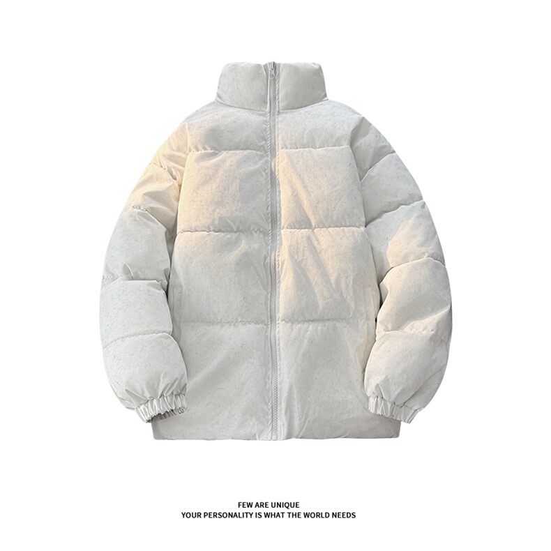 纯色简约棉服重磅立领保暖棉衣高街百搭痞帅情侣D2200-TP35不,男装棉衣,电商A102