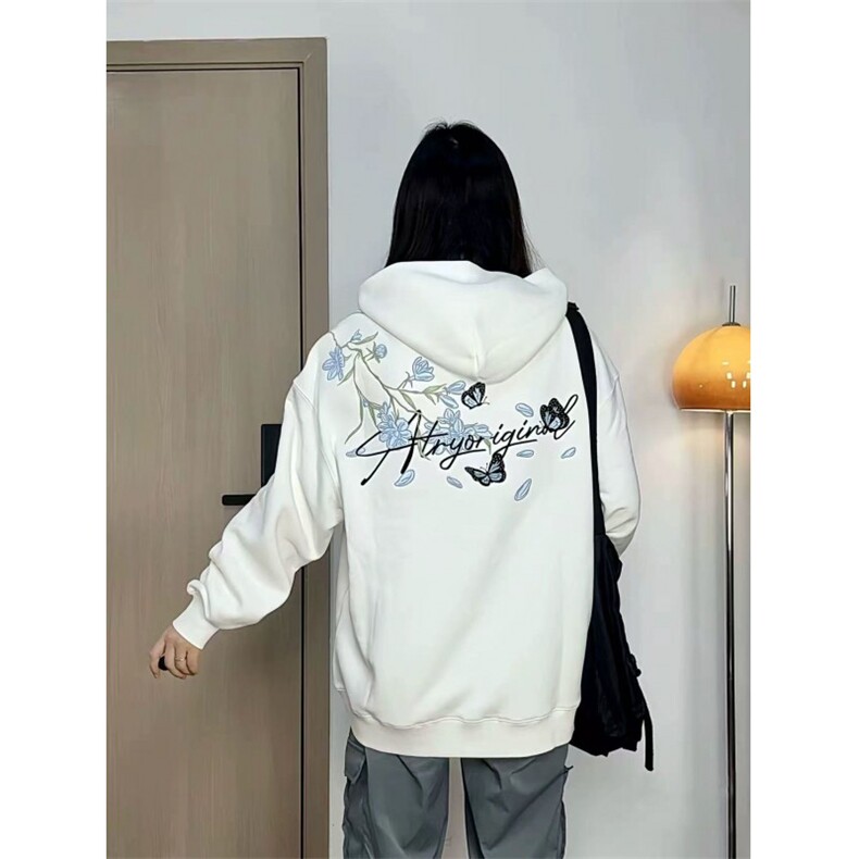 1046#320克纯棉华棉-刺绣-原版做工-薄款,男装卫衣,星座506A