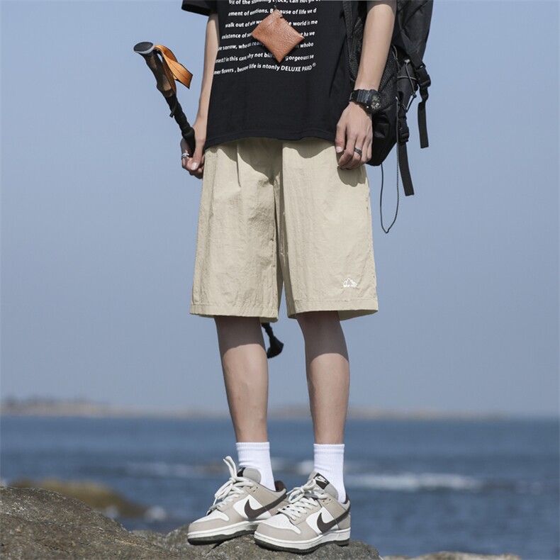 夏季薄款运动短速干宽松跑步透气休闲中裤男DK310-特批-15,男装休闲裤,星座718-1