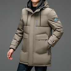 羽绒服秋冬季羽绒外套百搭风衣保暖羽绒商务休闲上衣HD6807-P330，男装羽绒服，星座1105-3