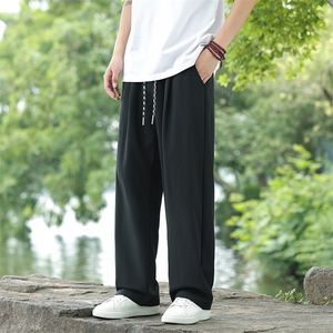 风亚麻松弛感休闲直筒裤 星座815-8606p75图片