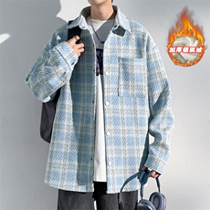 特批P65无差价薄款改小香风翻领棉服男时尚潮银狐绒外套J547J加绒，男装棉衣，电商A001-1