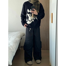 【有货】D561LL-特P58水貂毛毛衣男美式海马毛针织衫外套，男装针织衫/毛衣，星座1007（原301D）