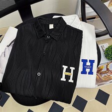 1港风短袖衬衫情侣大码M-5XL中性风网红短袖衬衫DSC7767特P35控58，男装T恤，星座226-2