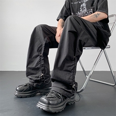 美式高街情侣薄款工装裤14宽松直筒速干伞兵裤XZ211-1-K2336-P60，男装工装外套，星座211-1