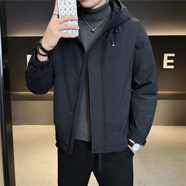 二棉B3538821P1552025紫冬季新款保暖夹克棉衣冲锋衣加厚外套,男装夹克,电商B353