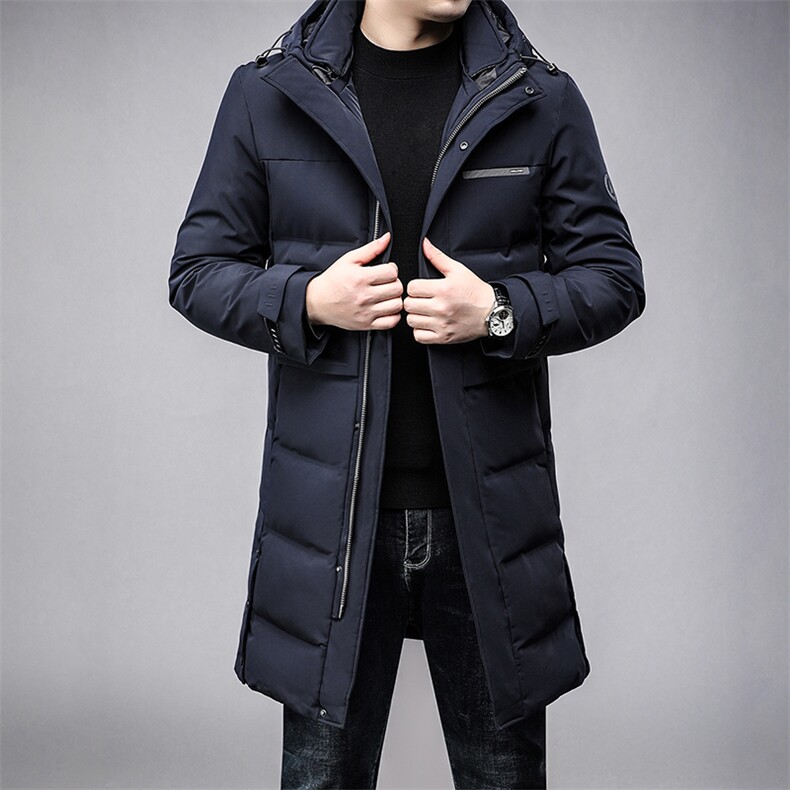 冬装新款标白鸭绒时尚加厚保暖羽绒服休闲商务品质男装外套,男装羽绒服,钱塘6003（原4033）
