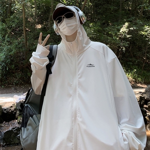 夏季户外轻薄透气防晒服潮流男女连帽皮肤衣情侣防晒衣FW9243-P40