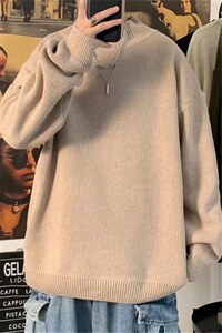 大码S-3XL 毛衣秋季休闲宽松长袖圆领针织衫冬季上衣  M360-P40图片