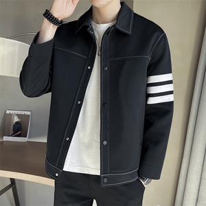 店主风~秋季三条杆设计休闲夹克外套 K371/P100图片