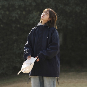 ！815A-MJ79022-70特 2025秋季两面穿上衣外套宽松休闲夹克女图片
