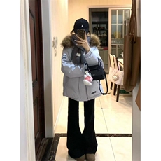 A454-P138派克服棉衣外套加厚工装大毛领棉服男女同款，男装棉衣，星座911