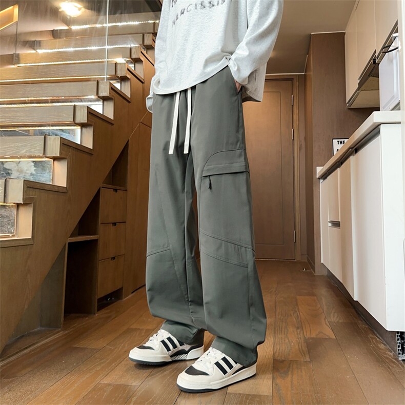 Cityboy山系Vibe户外极简宽松冲锋裤直筒男运动休闲裤8029-P50图片