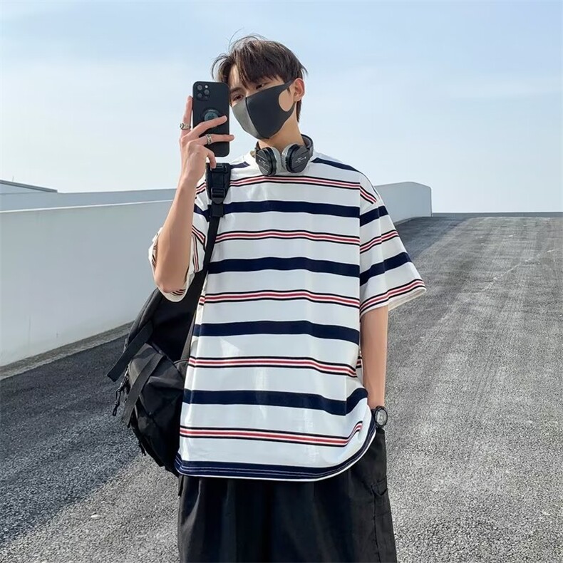 2023春夏季新款男休闲圆领短袖T恤E8018P23,男装T恤,星座1116-2