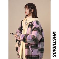 ins加厚中长款毛呢料外套连帽棉衣棉服男225-2-20909-P135，男装棉衣，星座225-2