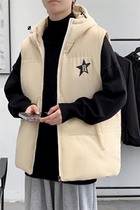 秋冬港风棉衣马甲潮流宽松加厚保暖潮流御寒棉服男MF02P68控98图片