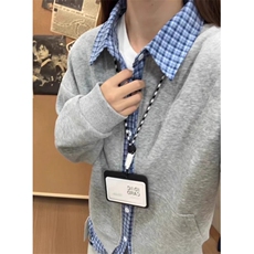 女童套装格纹假两件设计感撞色长袖T恤2025春秋季款W32，男装休闲套装，星座1116A（原606A-3）