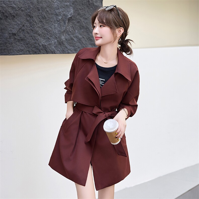 短款风衣外套女2025春秋新款高端大气上档次小个子高级感超好看，女装风衣，美静678