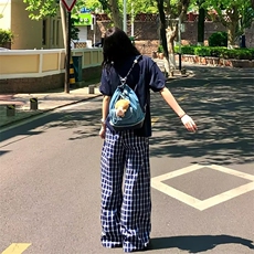 小众设计感珍珠蝴蝶结钉珠短袖T恤女夏oversize宽松潮情侣上衣，男装T恤，星座1210-1