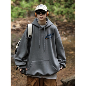 18NK32抖音品质连帽印花卫衣11色 M-5XL 可定制图片