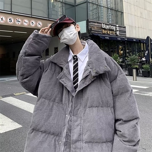 美式灯芯绒棉服男冬季2024新款港风面包棉袄外套潮牌MF103-P85图片