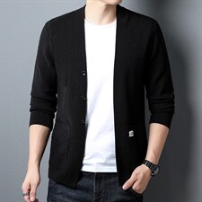 SXL-A956男士2023年秋季新款长袖针织开衫青年休闲外套服装P83，男装针织衫/毛衣，电商B360
