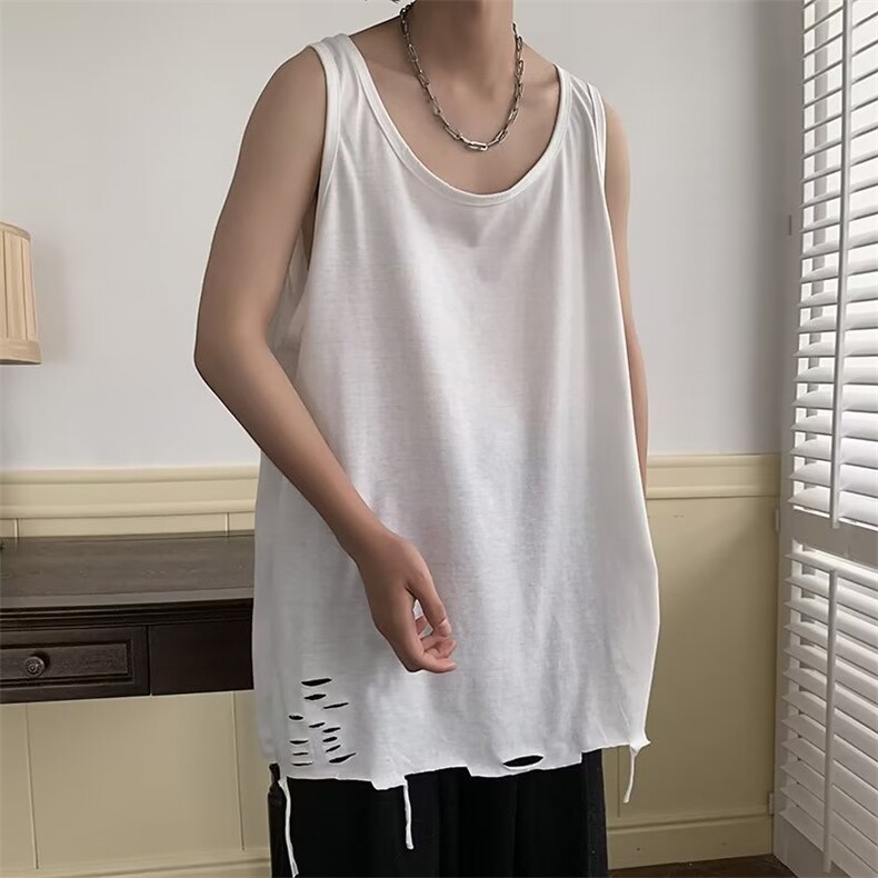 简约汗背心青春流行潮圆领潮流背心时尚纯色BM81P25,男装背心/马甲,星座1116-2