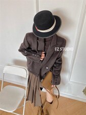 【现货】毛呢短款外套，其它，F/TU