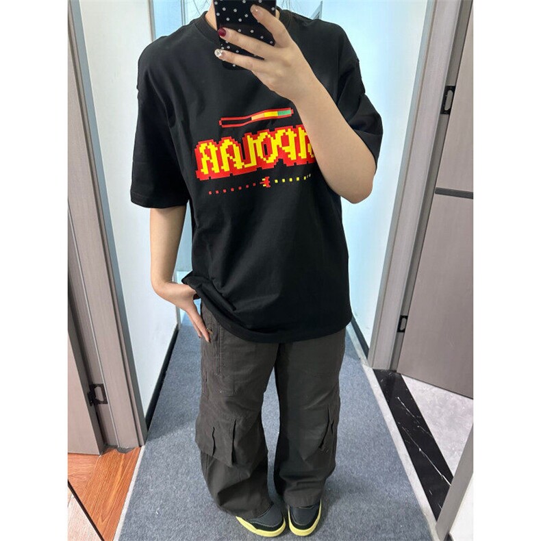 无限循环像素游戏胶印短袖T恤男女同款DX526-特P28,男装T恤,星座1007（原301D）