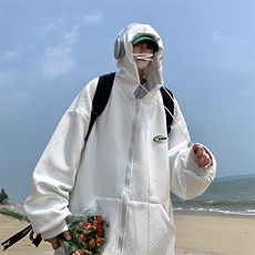 XZ213-MY34-P88控108港风大码提花内里加厚羊羔毛保暖连帽棉衣，男装棉衣，星座213