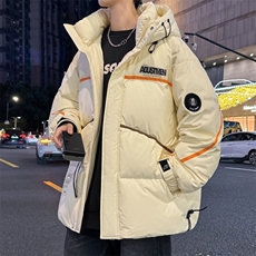 79009-特P258男生羽绒服男外套连帽风宽松潮流冬季加厚防风保暖，男装羽绒服，电商D310B