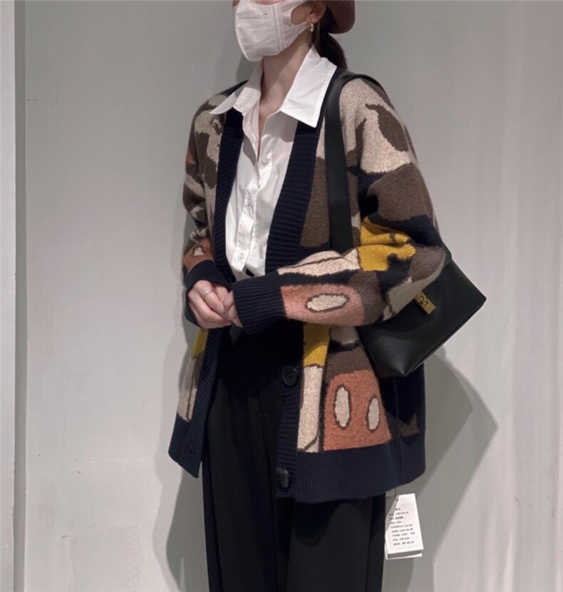 彩色米奇头开衫，其它，驿谷