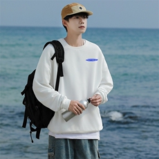 1133情侣字母圆领秋冬卫衣常规P28加绒P38S-5XL支持定制班服潮，男装卫衣，星座115A-3