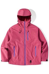 新款男女高品质户外登山服青少年学生冲锋衣夹克外套HS6633-P80图片
