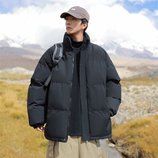 现货抖音得物可供视频冬季三防加厚羽绒棉衣外套面包棉服WM1266，男装棉衣，电商A486