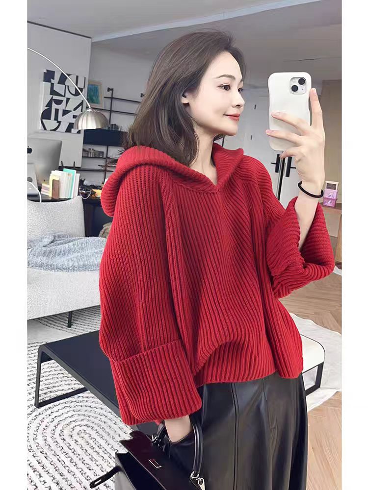 时尚百搭女士纯色海军领羊毛衫保暖柔软简约大气显瘦修身,女装羊毛衫,千御纺羊绒