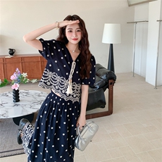 【现货！】重工刺绣法式两件套2c213-2570-p155-k208，女装套装/套裙，2C213