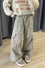 直筒裤工装休闲裤男女美式高街潮牌长裤子K7025-P60，男装休闲裤，电商D202