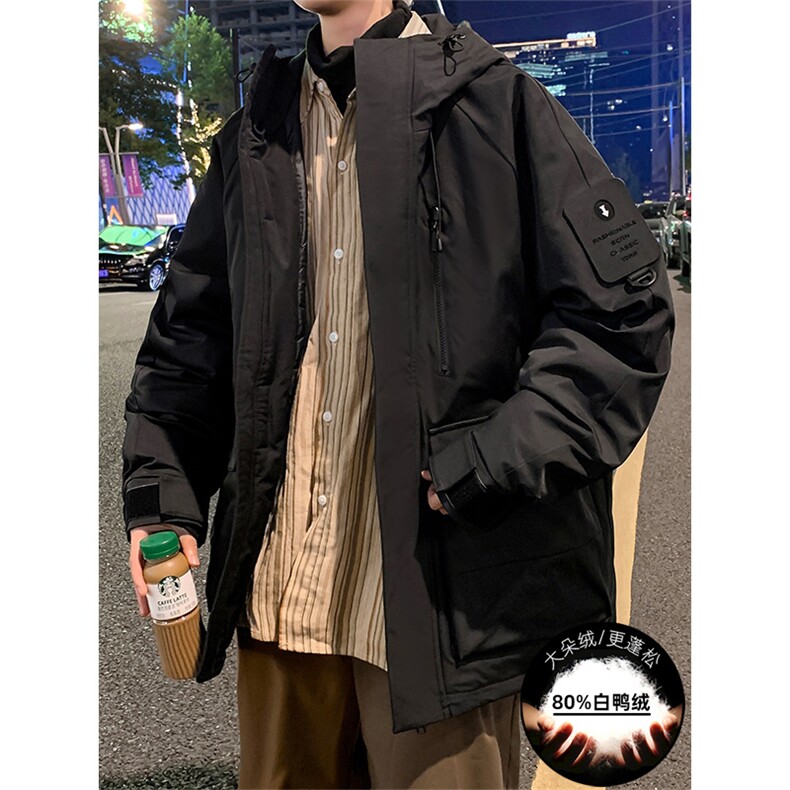 重磅稀缺鸭绒工装羽绒服冬保暖外套冲锋衣A436-976-P225控价298,男装羽绒服,电商A436
