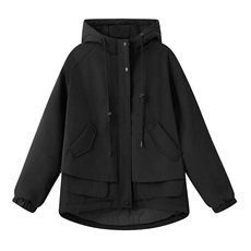 【2025冬季新款】大量现货时尚休闲连帽加棉派克服棉服，女装派克服，缘衣格