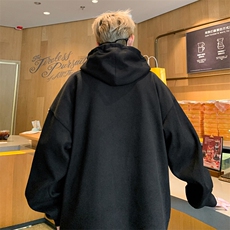 2025春季新款港风外景大码假两件刺绣卫衣M-5XHW24793-特P50，男装卫衣，电商A022