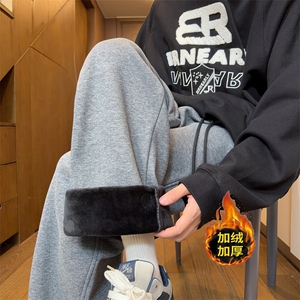 美式重磅55棉铆钉直筒休闲长裤*CK25103*P40加绒45图片
