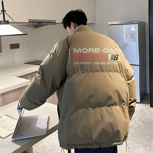 已注册港风直播抖音高品质宽松男羽绒棉面包服棉衣外套M1039P85